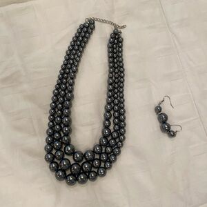 Necklace and earrings set